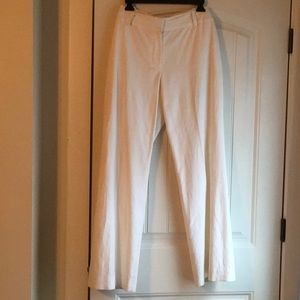 Ivory linen pants